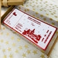 Any Destination Holiday Surprise Foil Ticket | Custom Made