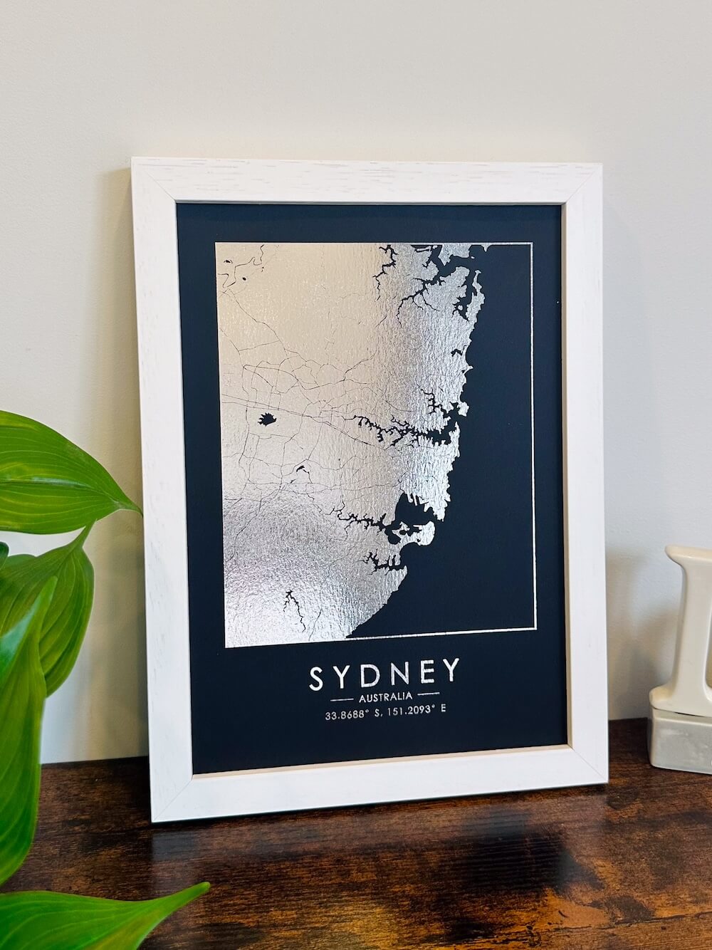 Custom Foil Map Prints Any Location